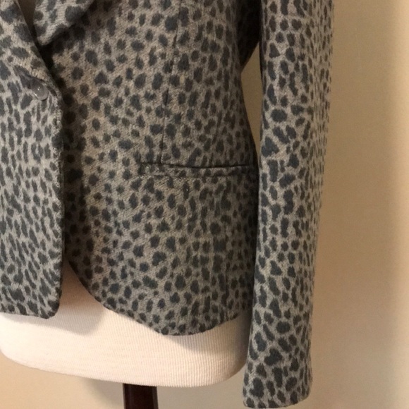 Loft Animal Print Blazer Jacket - Picture 3 of 7